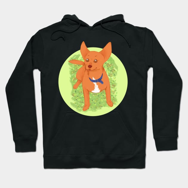 Podenco garden Hoodie by bitingnclawing